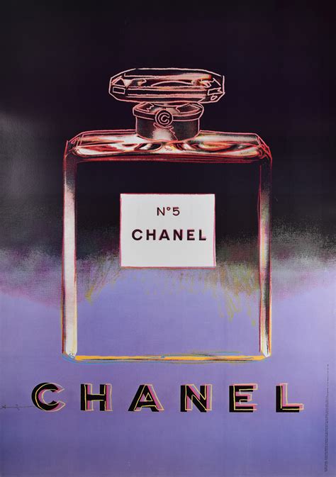 andy warhol chanel no 5 poster for sale